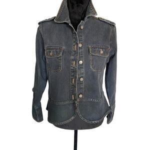 Bill Blass Jeans‎ Denim Jacket-Vintage Women's Petite M